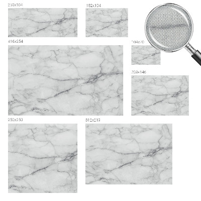 Fotomural decorativo para cabecero de cama Elegancia del mármol