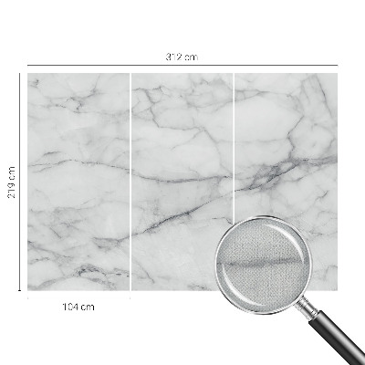 Fotomural decorativo para cabecero de cama con un diseño de mármol elegante