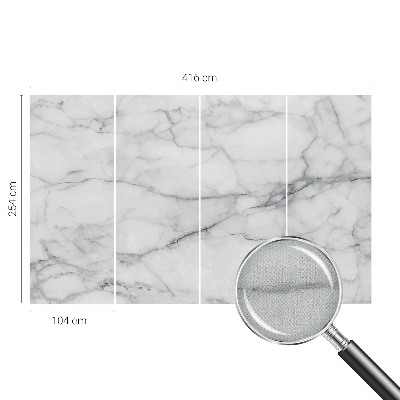 Fotomural decorativo para cabecero de cama con un diseño de mármol elegante