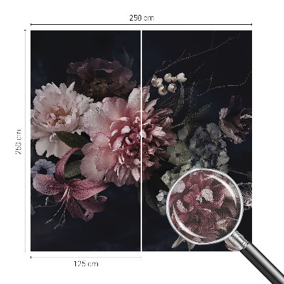 Papel mural con patrón decorativo Arreglo floral