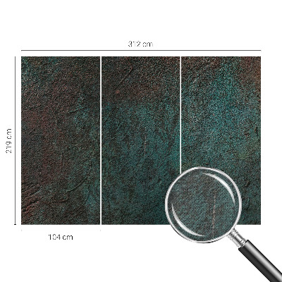 Papel mural con patrón decorativo Superficie rústica