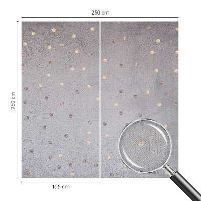 Papel mural texturado decorativo Puntos simétricos