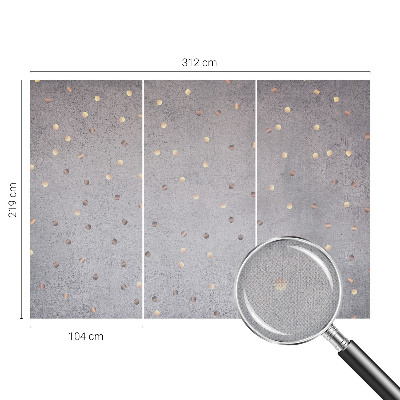 Papel mural texturado decorativo Puntos simétricos