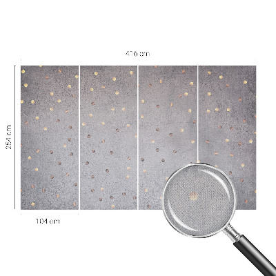 Papel mural texturado decorativo Puntos simétricos