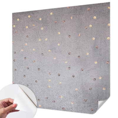 Papel mural texturado decorativo con diseño de puntos simétricos
