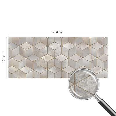 Fotomural decorativo para cabecero de cama con mosaico geométrico