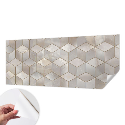 Fotomural decorativo para cabecero de cama con mosaico geométrico