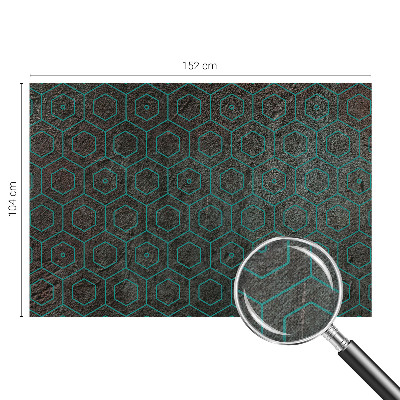 Fotomural decorativo para cabecero de cama con patrón geométrico