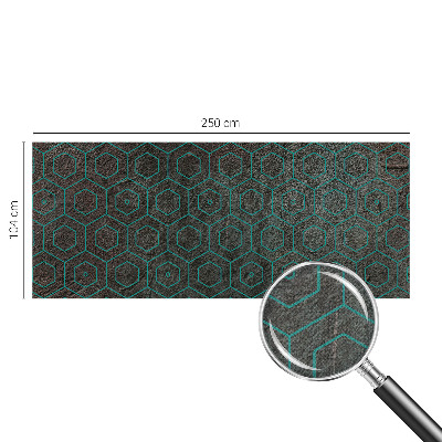 Fotomural decorativo para cabecero de cama con patrón geométrico
