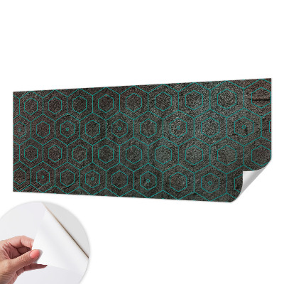 Fotomural decorativo para cabecero de cama con patrón geométrico