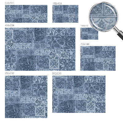 Papel mural texturado decorativo con estampado de adornos para plantas