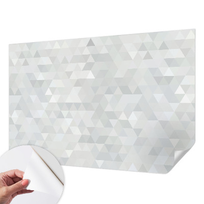 Mural de pared con estampado hermoso con un patrón gris