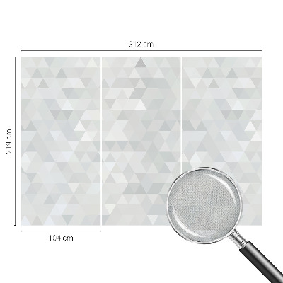 Mural de pared con estampado hermoso Patrón gris