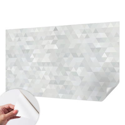 Mural de pared con estampado hermoso con un patrón gris