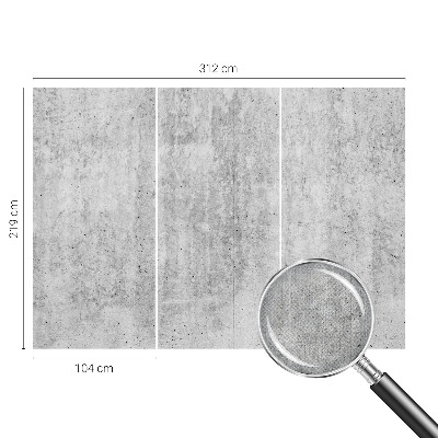 Papel mural texturado decorativo Muro de hormigón