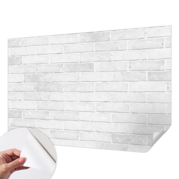 Fotomural decorativo para cabecero de cama con diseño de muro de ladrillo
