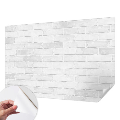 Fotomural decorativo para cabecero de cama con diseño de muro de ladrillo