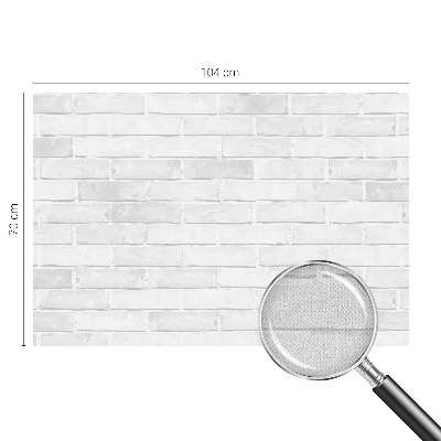 Fotomural decorativo para cabecero de cama con diseño de muro de ladrillo