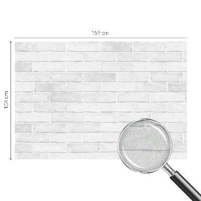 Fotomural decorativo para cabecero de cama con diseño de muro de ladrillo