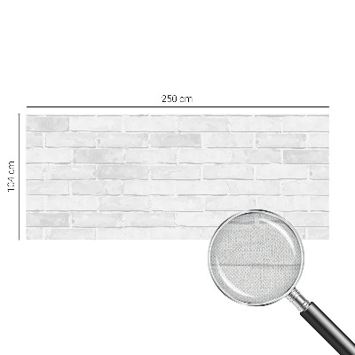 Fotomural decorativo para cabecero de cama con diseño de muro de ladrillo
