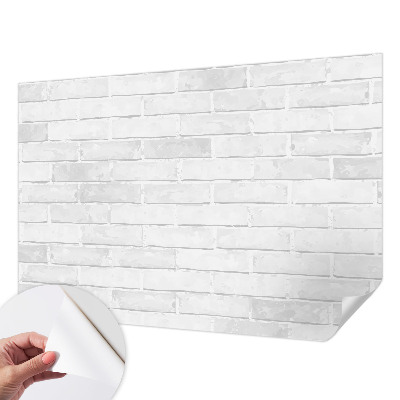 Fotomural decorativo para cabecero de cama con diseño de muro de ladrillo