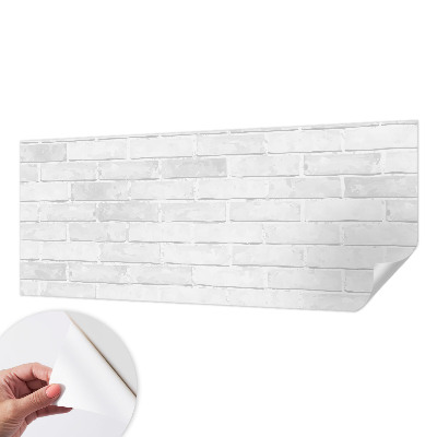 Fotomural decorativo para cabecero de cama con diseño de muro de ladrillo