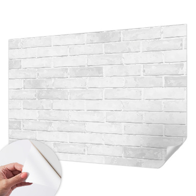 Fotomural decorativo para cabecero de cama con diseño de muro de ladrillo