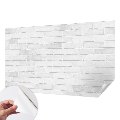 Fotomural decorativo para cabecero de cama con diseño de muro de ladrillo