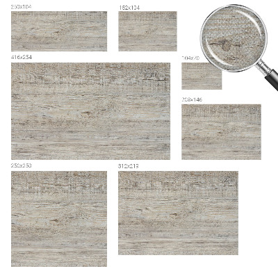 Mural de pared con estampado hermoso Anillos de madera