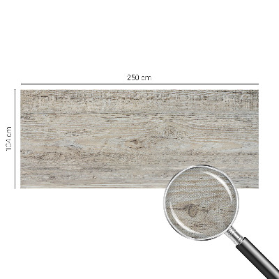 Mural de pared con estampado hermoso Anillos de madera