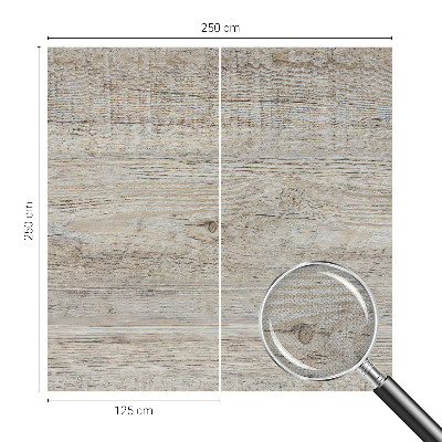 Mural de pared con estampado hermoso Anillos de madera