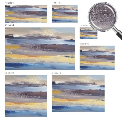 Papel mural con patrón decorativo Paisaje tranquilo