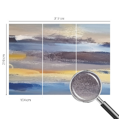 Papel mural con patrón decorativo Paisaje tranquilo