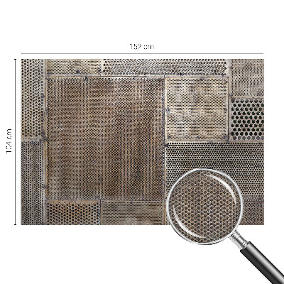 Papel mural texturado decorativo con patrones metálicos
