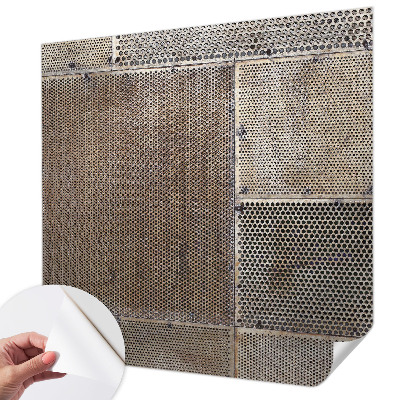 Papel mural texturado decorativo Patrones metálicos