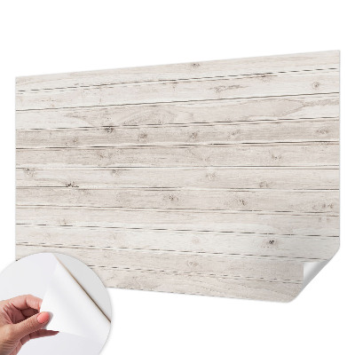 Mural de pared con estampado hermoso en acabado de madera natural