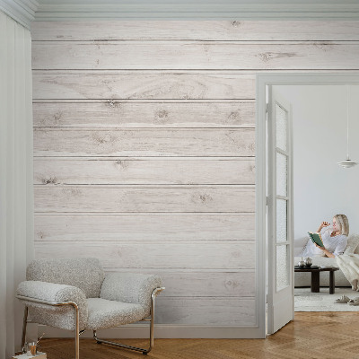 Mural de pared con estampado hermoso Madera natural