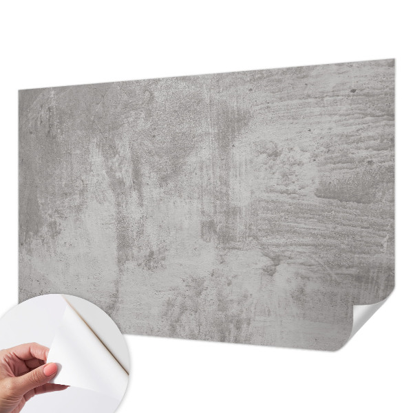 Fotomural decorativo para cabecero de cama con acabado de hormigón crudo