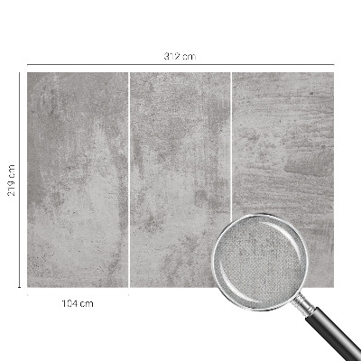 Fotomural decorativo para cabecero de cama con acabado de hormigón crudo
