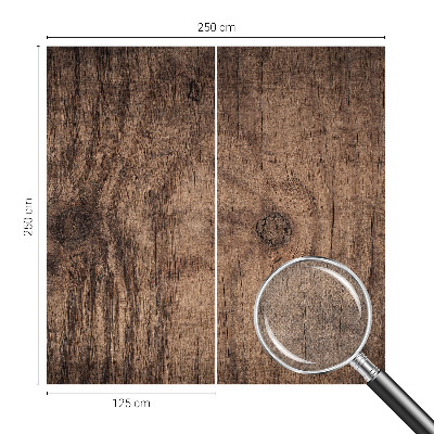 Papel mural con patrón decorativo Madera rústica