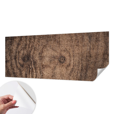 Papel mural con patrón decorativo con acabado de madera rústica