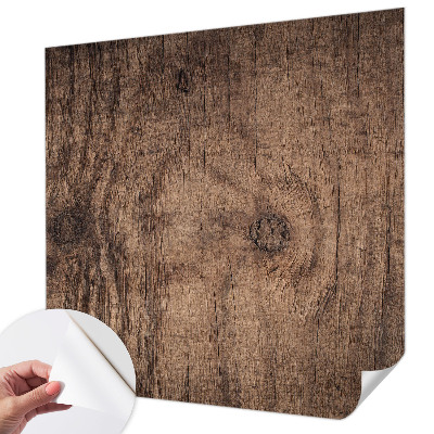 Papel mural con patrón decorativo con acabado de madera rústica