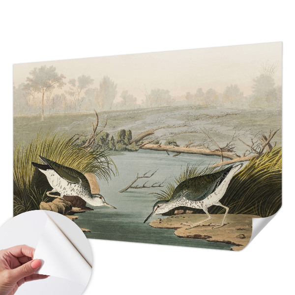 Mural de pared con estampado hermoso Un paisaje tranquilo