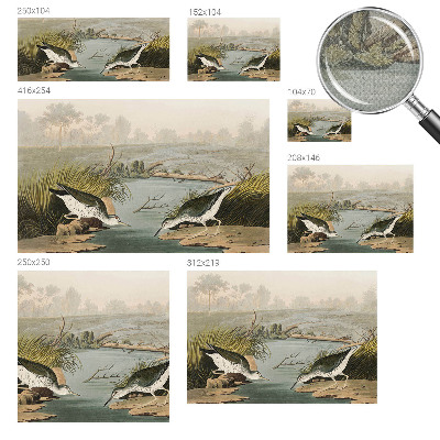 Mural de pared con estampado hermoso Un paisaje tranquilo