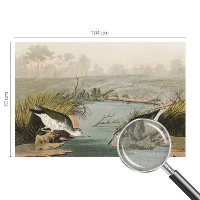 Mural de pared con estampado hermoso Un paisaje tranquilo