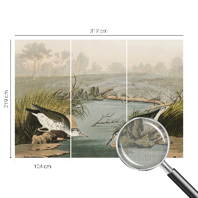 Mural de pared con estampado hermoso Un paisaje tranquilo