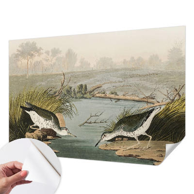 Mural de pared con estampado hermoso Un paisaje tranquilo