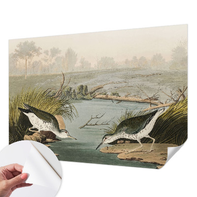 Mural de pared con estampado hermoso Un paisaje tranquilo