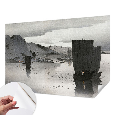 Papel mural texturado decorativo Bahía vespertina