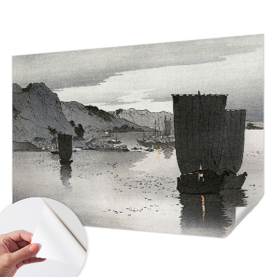 Papel mural texturado decorativo Bahía vespertina